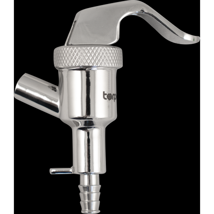 Torpedo Keg Faucet - Stainless Steel - Handheld (Picnic Tap) - 1/4 in. Barb