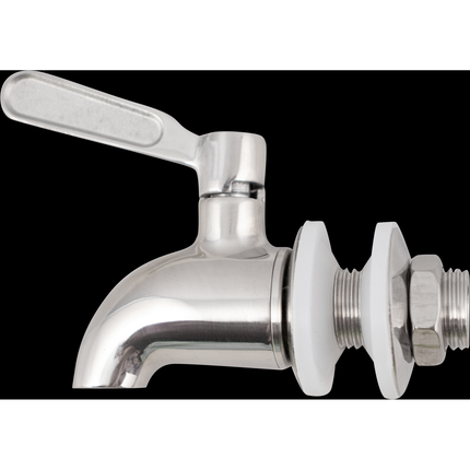 5L Glass Beverage Dispenser With Infuser and SS Spigot