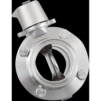 ForgeFit - 2 in. T.C. Butterfly Valve (304 S/S) 7 Position - Stainless Handle