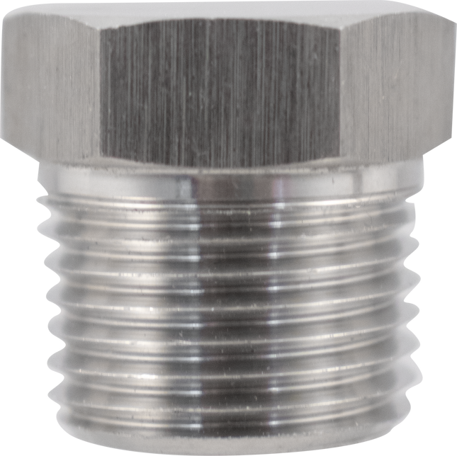 Stainless plug - 1/2 in. MPT Plug - Solid