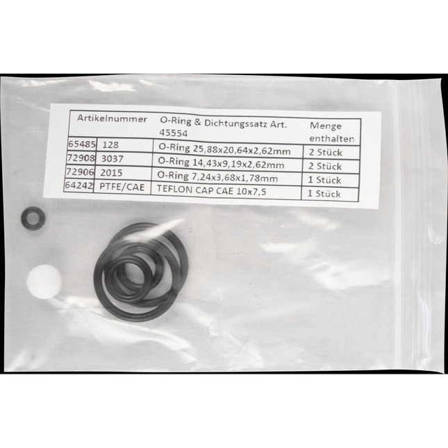 Sealing Kit for Replacement Pump for Variable Volume Lid - Stainless Steel