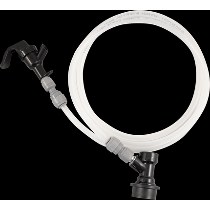 EVABarrier Beer Tubing Assembly - 4mm ID x 8mm OD - Ball Lock Quick Disconnect (QD)