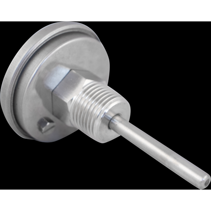 1/2" MPT Dial Thermometer for Kettles - 2 in. Face