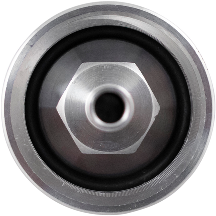 Carbonation & Line Cleaning Cap - Stainless - Ball Lock Quick Disconnect (QD) (Bev/Gas Compatible) - Duotight Compatible