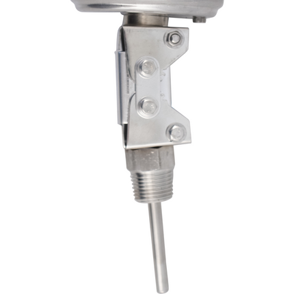 1/2" MPT Adjustable Angle Dial Thermometer For Kettles - 3" Face