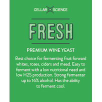 CellarScience - Dry Wine Yeast - Fresh - PLACEHOLDER