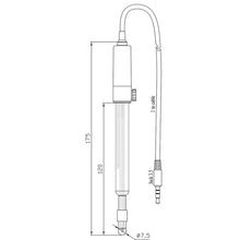 Digital Glass Body pH Electrode with Clogging Prevention System (CPS) (Replacement Electrode HI2020W)