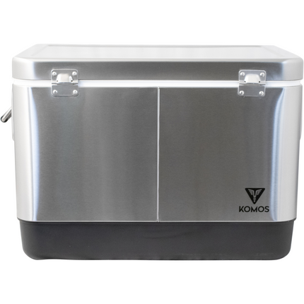 KOMOS Stainless 4 Tap Jockey Box - Front Entry