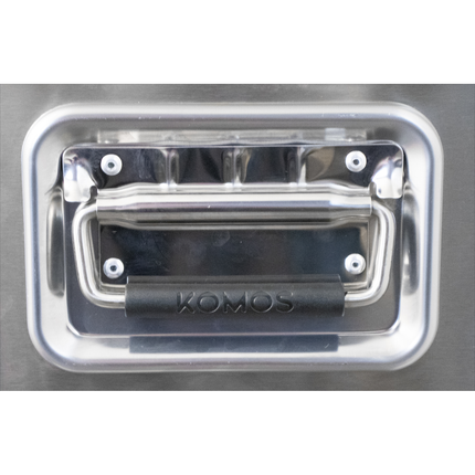 KOMOS Stainless 4 Tap Jockey Box - Front Entry