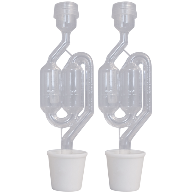 Airlock - S-Shaped and Stopper Kit (Pack of 2)