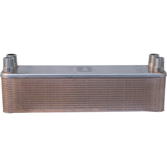 MKIV 30 Plate Heat Exchanger 315mm x 73mm x 73mm - 1/2 in. Male BSP