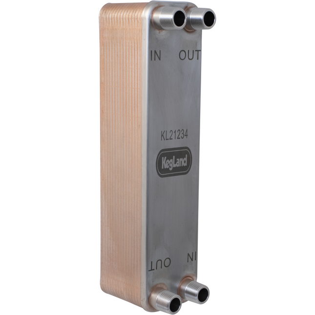 MKIV 30 Plate Heat Exchanger 315mm x 73mm x 73mm - 1/2 in. Male BSP