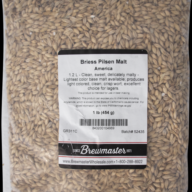 Malt - Briess Pilsen - Per Lb (Showroom Only)