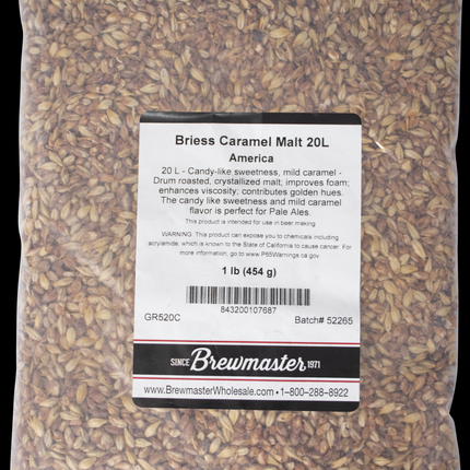 Malt - Caramel 20L - Per Lb (Showroom Only)
