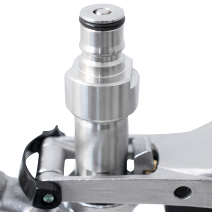 KOMOS Keg Coupler - D-Style Sanke Coupler with PRV (Stainless) w/ Ball Lock Quick Disconnect (QD) Adapters