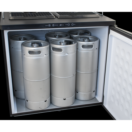 Komos Double-Wide Kegerator with Komos Regulator - REFRIGERATOR ONLY