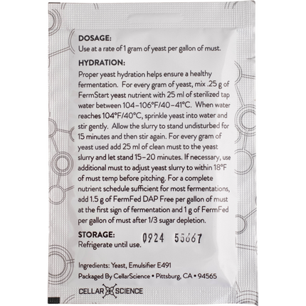 CellarScience - Dry Wine Yeast - Luscious - PLACEHOLDER