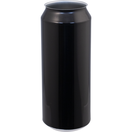 Can Fresh Black Aluminum Cans (500ml/16.9oz) - Case of 207