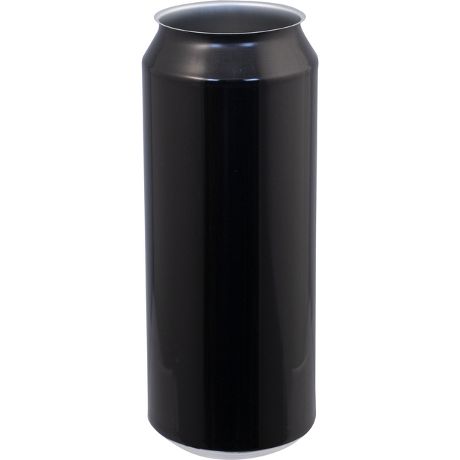 Can Fresh Black Aluminum Cans (500ml/16.9oz) - Case of 207