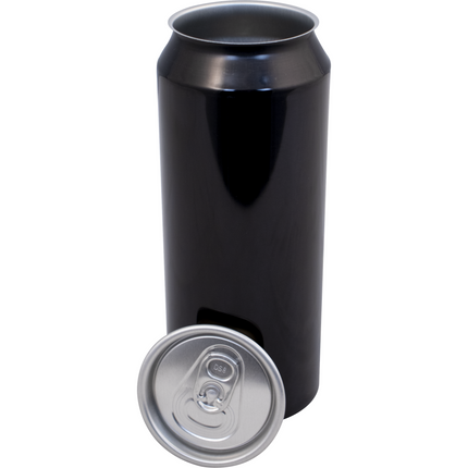 Can Fresh Black Aluminum Cans (500ml/16.9oz) - Case of 207
