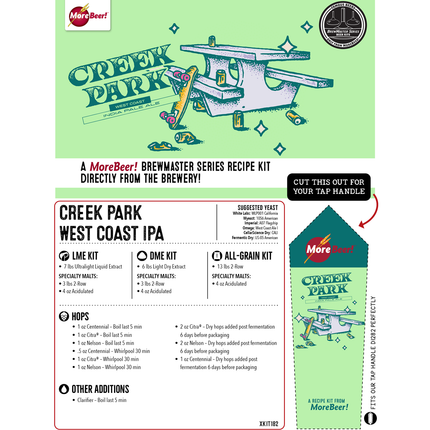 Kit (Extract) - Wondrous Brewing Company Creek Park IPA - PLACEHOLDER