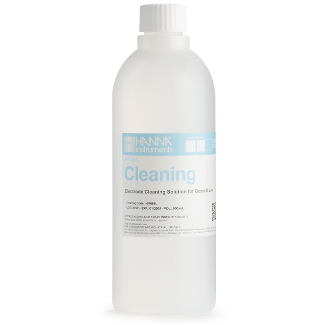 General Purpose pH Electrode Cleaning Solution (500mL) (Hanna# HI7061L)