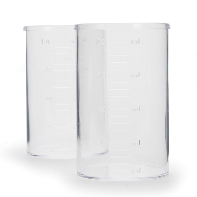 Plastic Beaker Set, 100 mL (10) (Hanna# HI740036P)