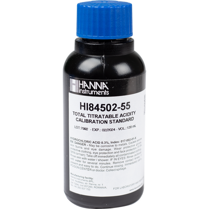Calibration Standard for MT694 - 120mL (Hanna# HI 84502-55)
