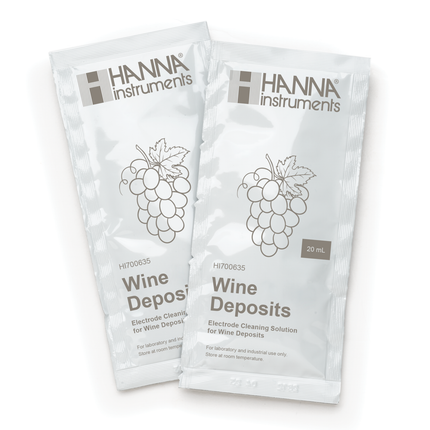 Cleaning Solution for Wine Deposits (25 x 20mL Sachets)