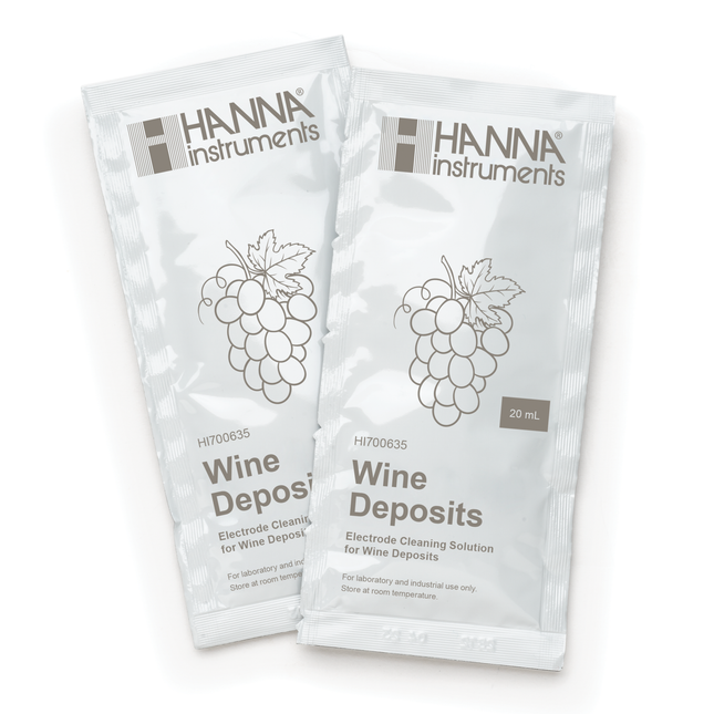 Cleaning Solution for Wine Deposits (25 x 20mL Sachets)