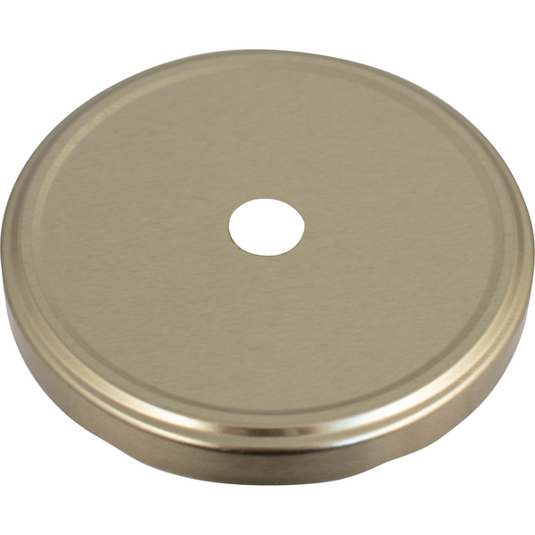 Metal Lid | Punched Airlock Hole | 100mm Lug Finish