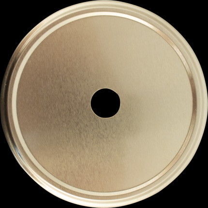 100mm Metal Lid for Wide Mouth Jars (Each) 100-2055 Lug Finish - With Stopper Hole