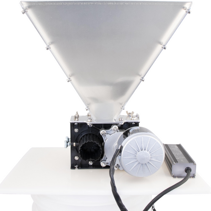 MaltZilla Motorized Grain Mill Complete Kit w/ Hopper, Power Supply, Base Board, MoreBeer Bucket