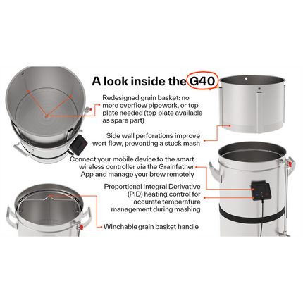 Grainfather G40 - All Grain Brewing System (220 v)