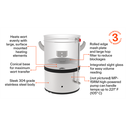Grainfather G40 - All Grain Brewing System (220 v)