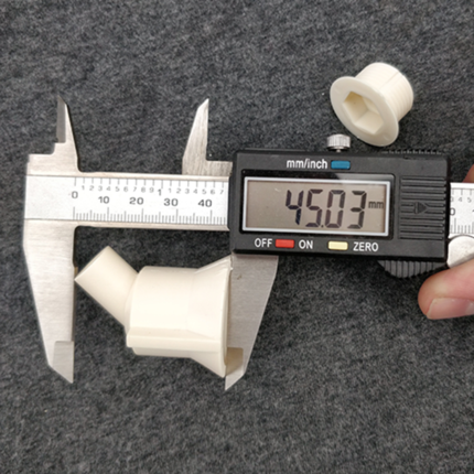 Drain Spout for Drip Tray - 40cm Recessed (two pieces: male and female) 