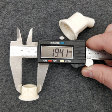 Drain Spout for Drip Tray - 40cm Recessed (two pieces: male and female) 