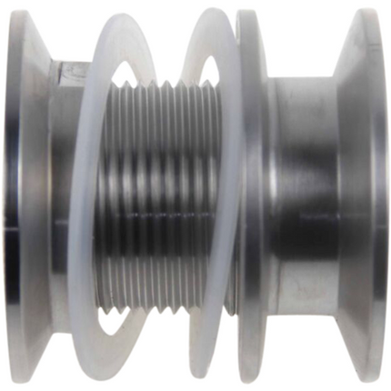 Stainless - 2 in. T.C. Weldless Bulkhead