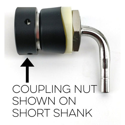 Nukatap Black Shank Threaded Collar (Coupling Nut)