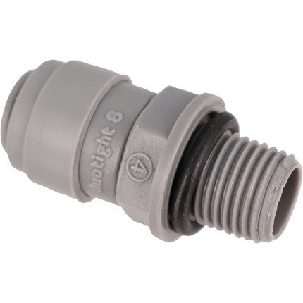 Duotight - 8mm (5/16) x 1/4 in. BSP Male Bulkhead w/ Seated O-Ring & Locking Nut