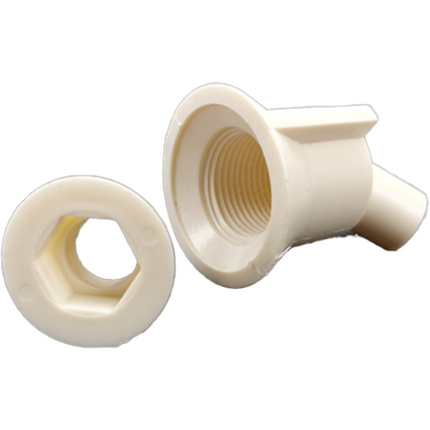 Drain Spout for Drip Tray - 40cm Recessed (two pieces: male and female) 