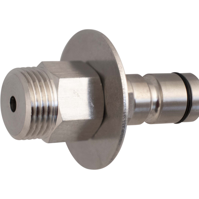 K-Lok KingLok Male x Male Beer Thread (5/8" BSP) (Check Valve - Gas) - Quick Disconnect (QD)