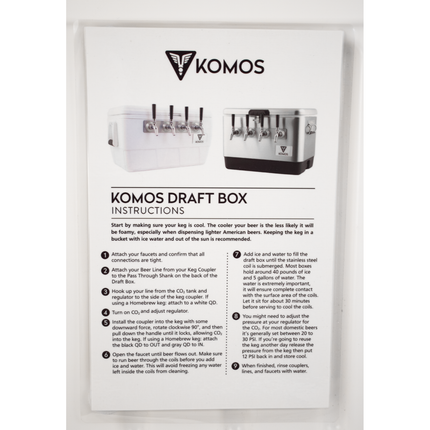 KOMOS Rubicon 2 Tap Jockey Box - Front Entry