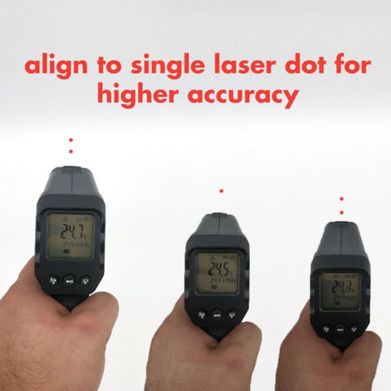 Double Laser Infrared Thermometer Gun