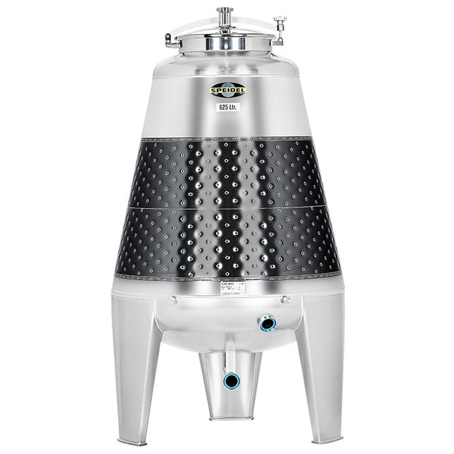 Speidel 1,000L Stainless Steel Fermentation Egg - Black Eye with 2'' TC Racking and Dump Ports