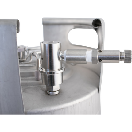 Stainless Ball Lock Quick Disconnect (QD) Adjustable Pressure Relief Valve