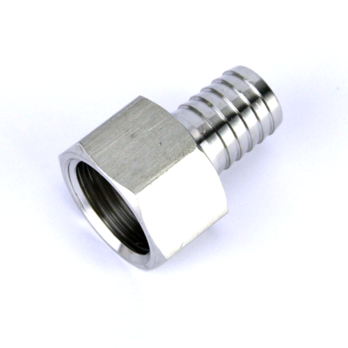 Stainless - 1/2 in. BSP Female x 13 mm Barb