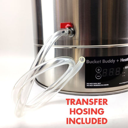 Bucket Buddy w/ Heating - 65L Stainless Steel Fermenter with Integrated 60W Element - 110-120V