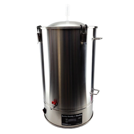 Bucket Buddy w/ Heating - 65L Stainless Steel Fermenter with Integrated 60W Element - 110-120V