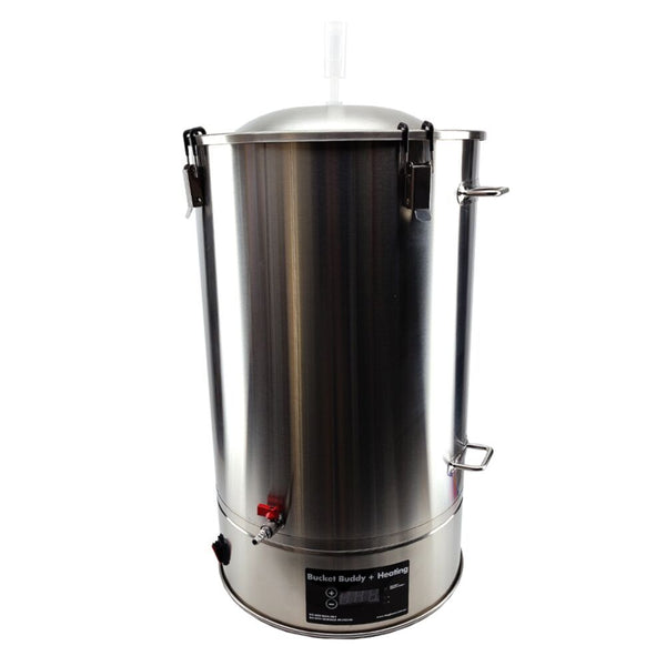 Stainless Bucket Fermenter w/ Heating - 65L/17.1G (110V)